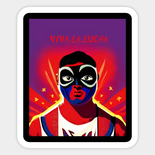 Viva la lucha Sticker by Firebrand